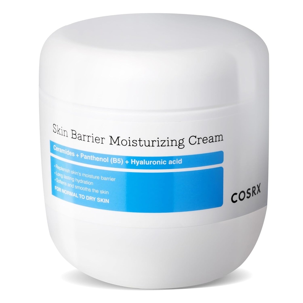 image:imageCOSRX 7X Ceramide Moisturizer for Face Barrier Repair Face Cream 27oz Family Face Moisturizer for Dry amp Sensitive Skin Korean Face Moisturizer Korean Skin CareCreamy White