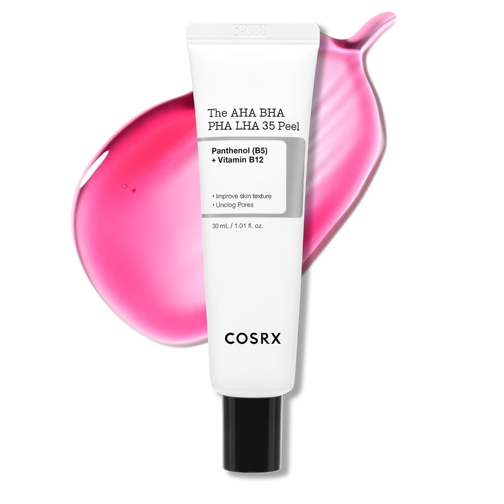 image:imageCOSRX AHA BHA PHA LHA 35 Peel Exfoliating Gel for Dull Skin 101 floz Chemical Peeling Gel for Rough Oily Skin with Clogged Pored amp Dead Skin Cells Highly Concentrated Korean Skin Care
