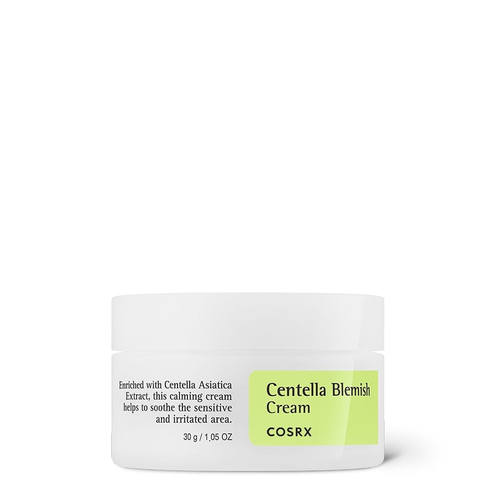 image:imageCOSRX Centella Blemish Cream 105 floz 30g Centella Korean Skin Care Vegan Cruelty Free Paraben Free Cica Care for Irritated Spots Redness Relief Skin Recovery Vegan Cruelty Free Paraben Free Korean Skin Care