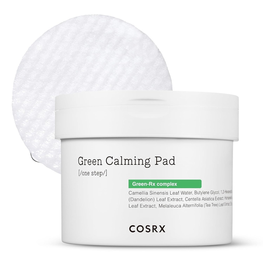 image:imageCOSRX Green Calming Pads 70 Sheets Exfoliating Pads for Sensitive amp Irritated Skin Soothingm Hydrating Refreshing Korean Skin CareGreen tea Calming Pads