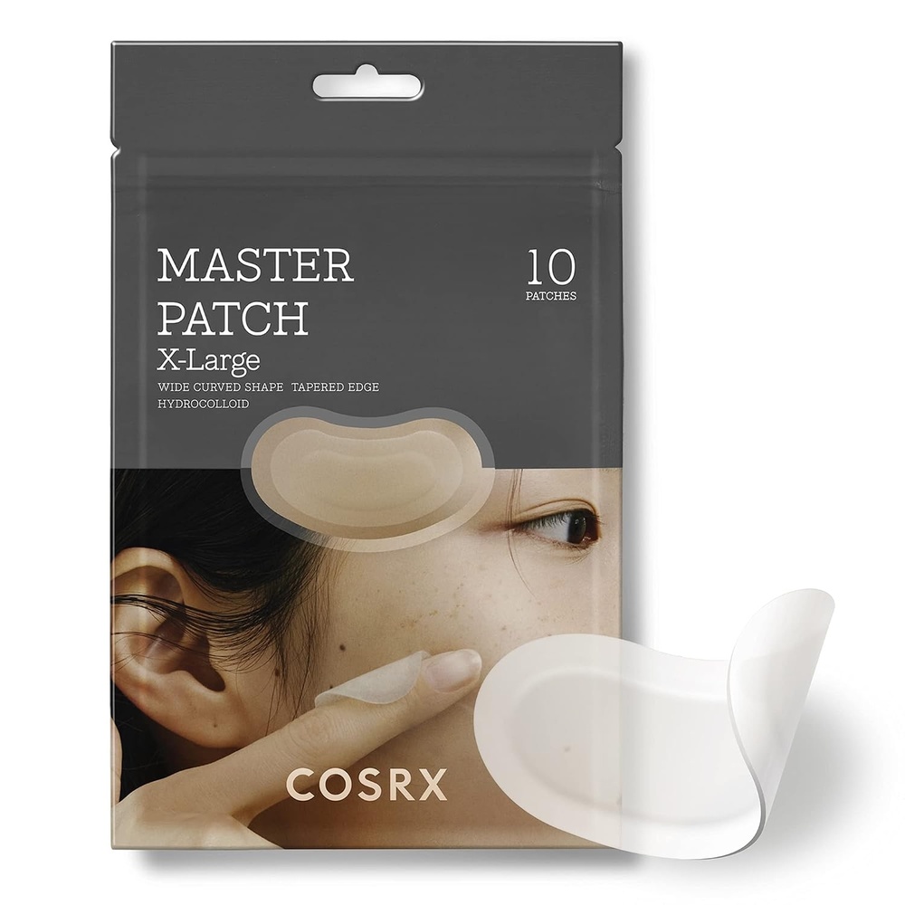 image:imageCOSRX Master Patch Intensive OvalShaped Patches XLarge 10 Counts Hydrocolloid Pimple Stickers with Tea Tree Oil amp Salicylic Acidm Quick amp Easy Blemish Zit Spot Treatment Korean Skin care