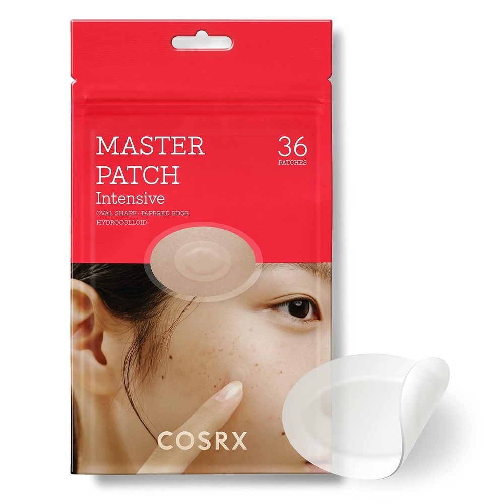 image:imageCOSRX Master Patch Intensive OvalShaped Pimple Patches 36 Counts Hydrocolloid Pimple Stickers with Tea Tree Oil amp Salicylic Acidm Quick amp Easy Blemish Zit Spot Treatment Korean Skin care