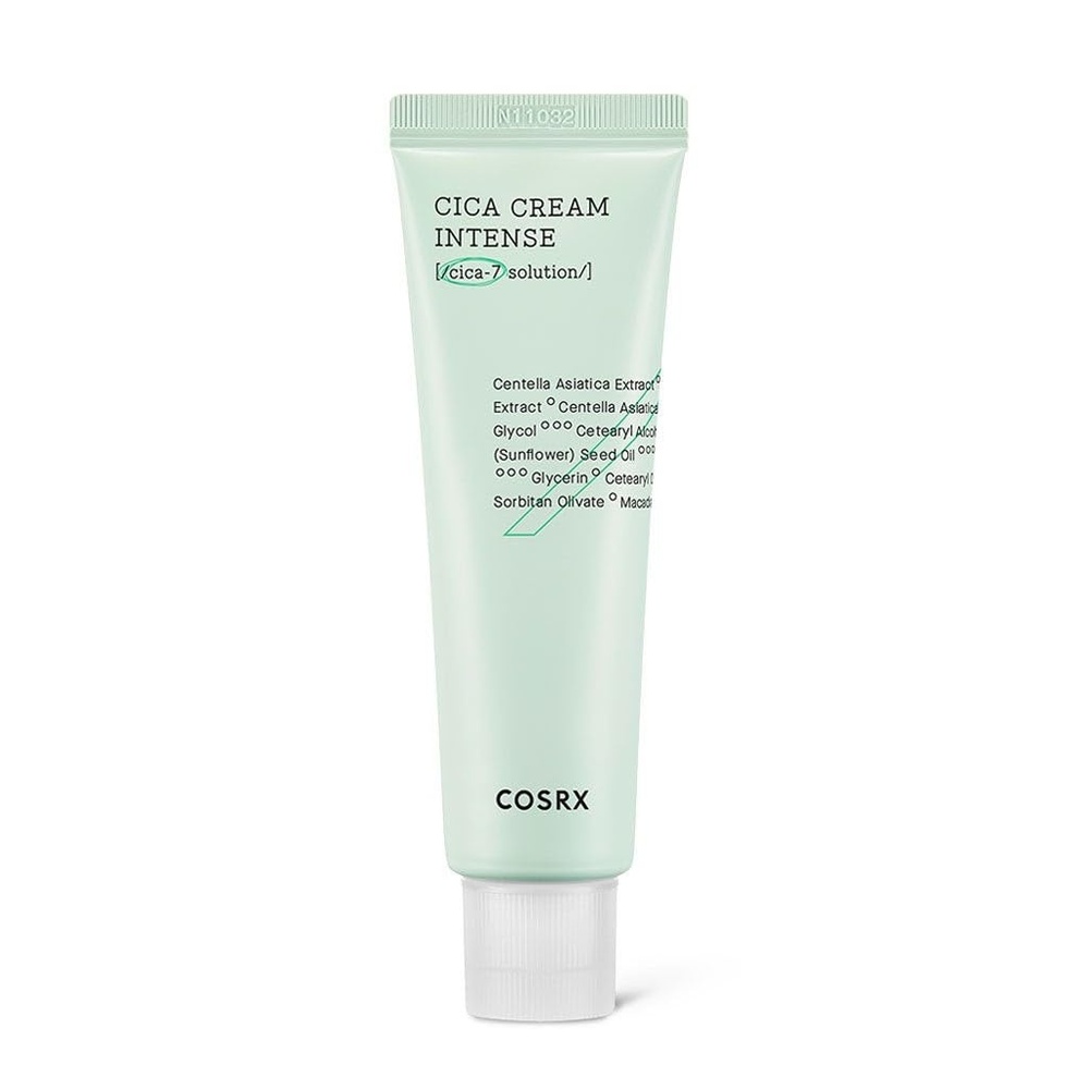 image:imageCOSRX Pure Fit Cica Intensive Cream for Dry Sensitive Skin 17 oz50ml Centella Asiatica Face Moisturizer for AcneProne Skin Redness Relief Barrier Care Rich NonGreasy Korean Skin Care