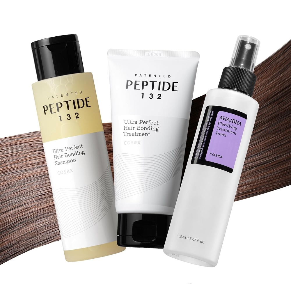 image:imageCOSRX Scalp amp Hair Balance Care Set AHA BHA Clarifying Toner Bonding Shampoo Bonding Treatment