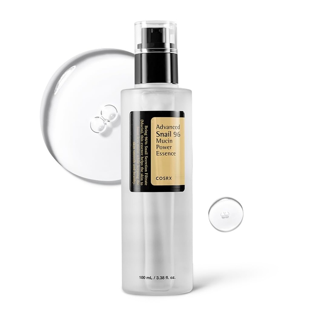 image:imageCOSRX Snail Mucin 96 Repairing Serum for Sooothing amp Hydrating 338 oz  Snail Secretion Filtrate for Dull Skin amp Fine Lines Korean Skin Care100 mL338 Fl Oz Pack of 1