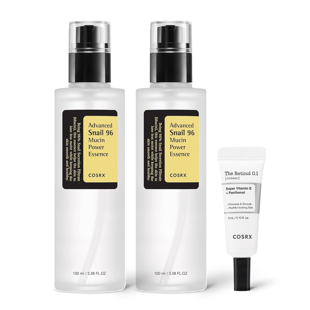 image:imageCOSRX Snail Mucin 96 Repairing Serum for Sooothing amp Hydrating 338 oz Snail Secretion Filtrate for Dull Skin amp Fine Lines Korean Skin Care338 Fl Oz Pack of 2