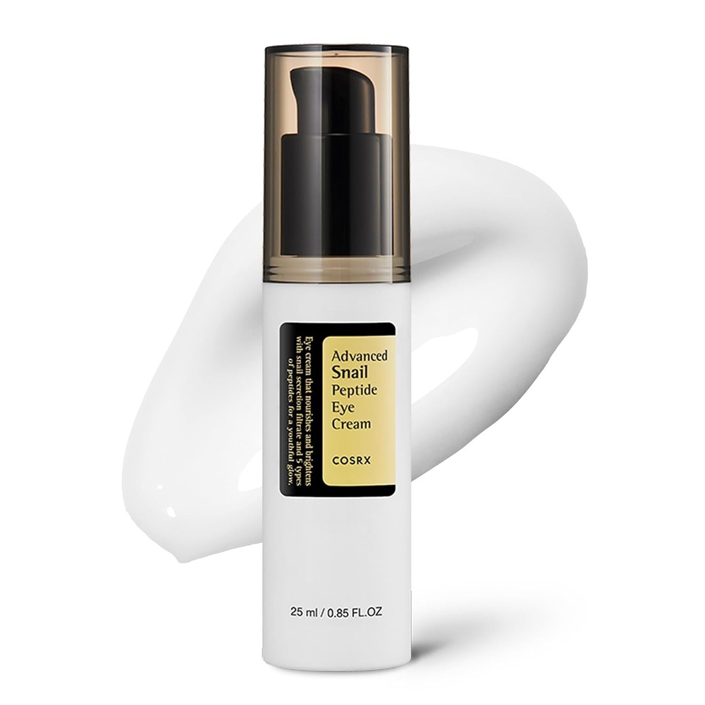image:imageCOSRX Snail Mucin Peptide Under Eye Cream for Antiaging 084 oz 737 Snail Mucin 5X Peptide and Niacinamide Eye Care Korean Eye Cream for Dark Circles Korean Skin Care