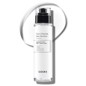 COSRX 6X Peptide Collagen Skin Booster Toner Serum for Dull Skin, 5.07 oz | Preps Skin with Copper Peptides, GHK-Cu for Uneven Skin Texture, Skin Renewal Boosting Facial Essence, Korean Skin Care(6 Multi Peptide Complex (1 Pack))
