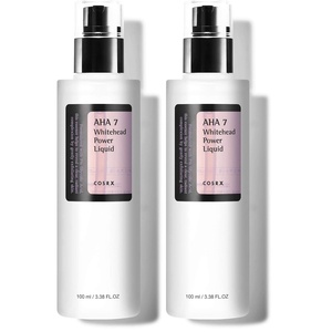 COSRX AHA 7 Whitehead Power Liquid, 100ml(3.38 Fl Oz (Pack of 2))