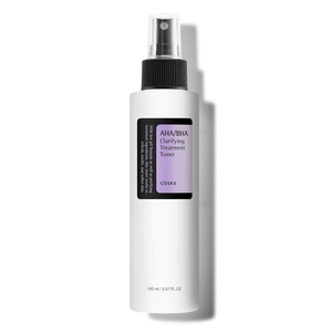 COSRX AHA/BHA Treatment Toner for Whiteheads & Clogged Pores, 5.07 fl.oz | Facial Exfoliating Mist for Uneven Skin Texture, Mild Daily Formula, Glow, Clarity Care, Korean Skin Care