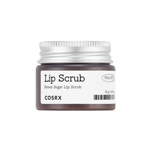 COSRX Honey Sugar Lip Scrub, Lip Exfoliator for Dry Chapped Lips, 0.7 oz | Shea Butter Enriched Melting Balm, Overnight Sleeping Care, Smooth Soft Finish, Fragrance Free, Korean Skin Care