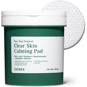 COSRX OneStep Tone Clarifying Toner Pads, Even Skin & Hydration (100 Pads) | Toning Pad for Skin Texture & Hydration & Evening Skin Tone with Arbutin, Glutathione & Hyaluronic Acids, Korean Skin Care(Clear Skin + Calming)