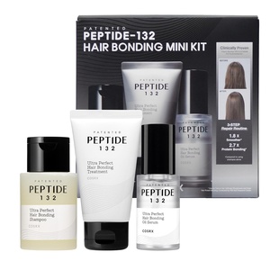COSRX PEPTIDE 132 Hair Care Kit, Scalp Care Shampoo, Treatment & Serum | Keratin & Peptide Care for Damaged, Dry Hair, Dandruff & Itchy Scalp Relief, Split End Strengthening, Hair Gift Set(Mini Size)