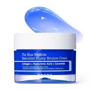 COSRX The Blue Copper Peptide Bakuchiol Cream, Korean Anti-Aging, 1.76 oz | GHK-Cu 5 Multi Peptide with Collagen, Lightweight Cream for Face & Body, Plumping Hydration and Elasticity, Korean Skin Care