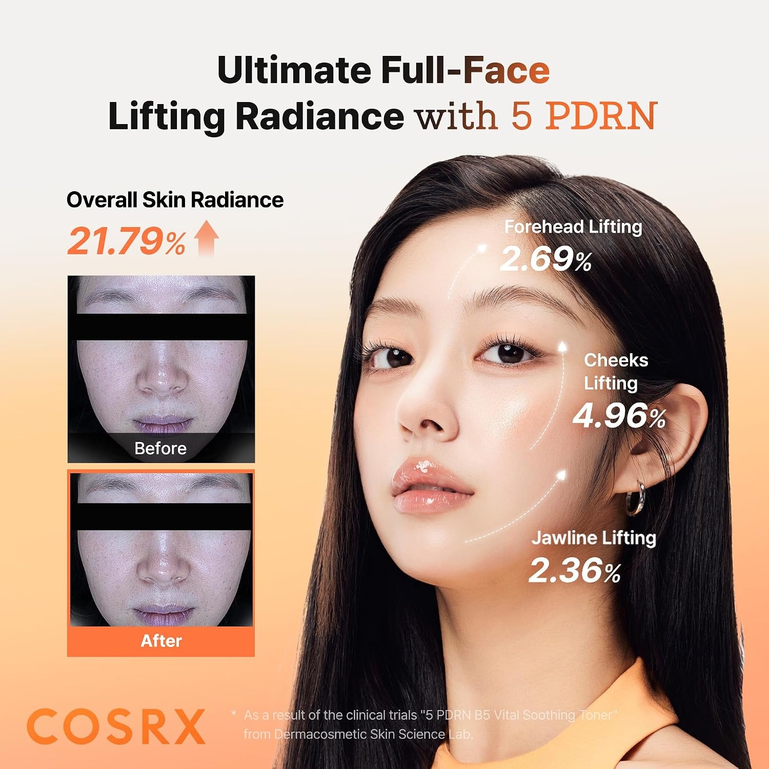 image:imageCOSRX 5 PDRN B5 Soothing Toner Instant Calming amp Hydrating 946 fl oz Rejuvenating Plumping Care with Centella Lactobacillus Ferment Hydration Boost for Dry Stressed Skin Korean Skin Care