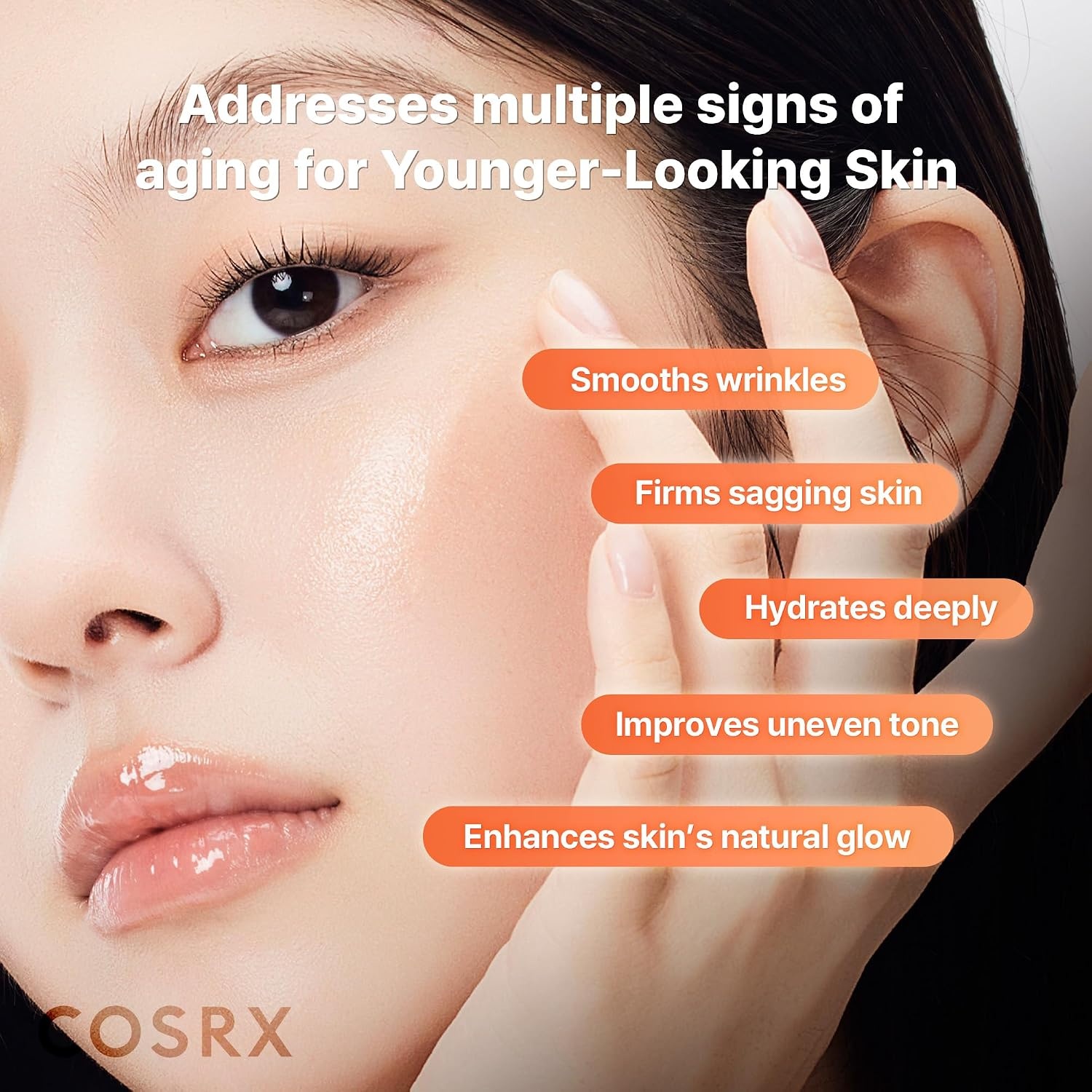 image:imageCOSRX 5 PDRN Collagen Serum Antiaging Glass Skin amp Plumping 338 fl oz Korean Skin Care for Glowing Bouncy Skin with Centella Lactobacillus Ferment Plumping Elasticity Care for Dull Skin